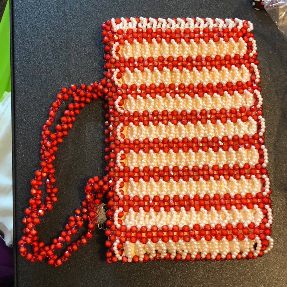 Beaded handbag